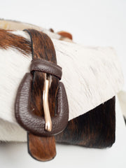 Riñonera cuero pelo