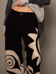 Jean arabesco black