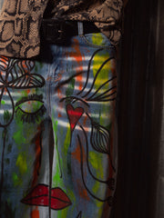 Jean Salvaje Pintado