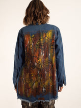 Chaqueta gaban pintada