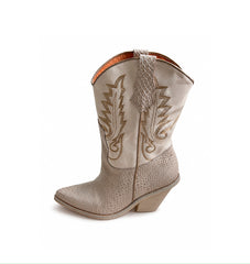 Botas texanas Beige