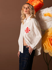 Blusa Floral pintada