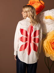 Blusa Floral pintada