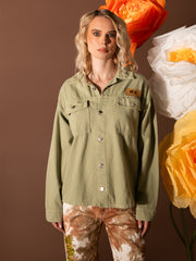 Chaqueta bordada Floral