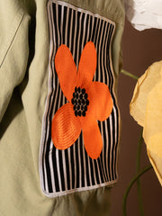 Chaqueta bordada Floral