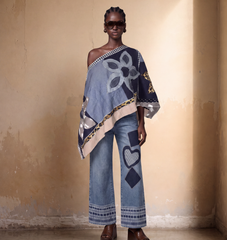 Poncho en Denim