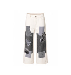 Jean patchwork box