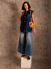 chaleco detalle crochet