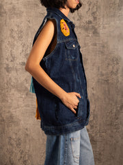 chaleco detalle crochet