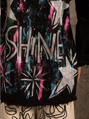 Chaqueta Shine pintada a Mano