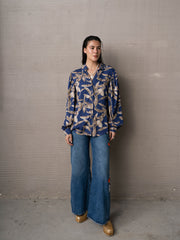 camisa flores del mar