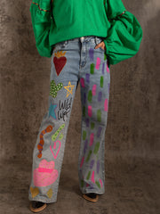 Jean wild west a mano