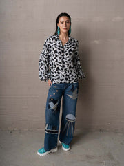 Bluson Bianca Estampado