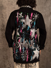 Chaqueta Shine pintada a Mano