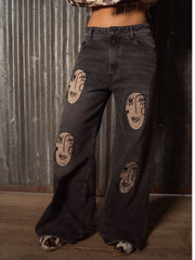 Jean Caras Bordadas