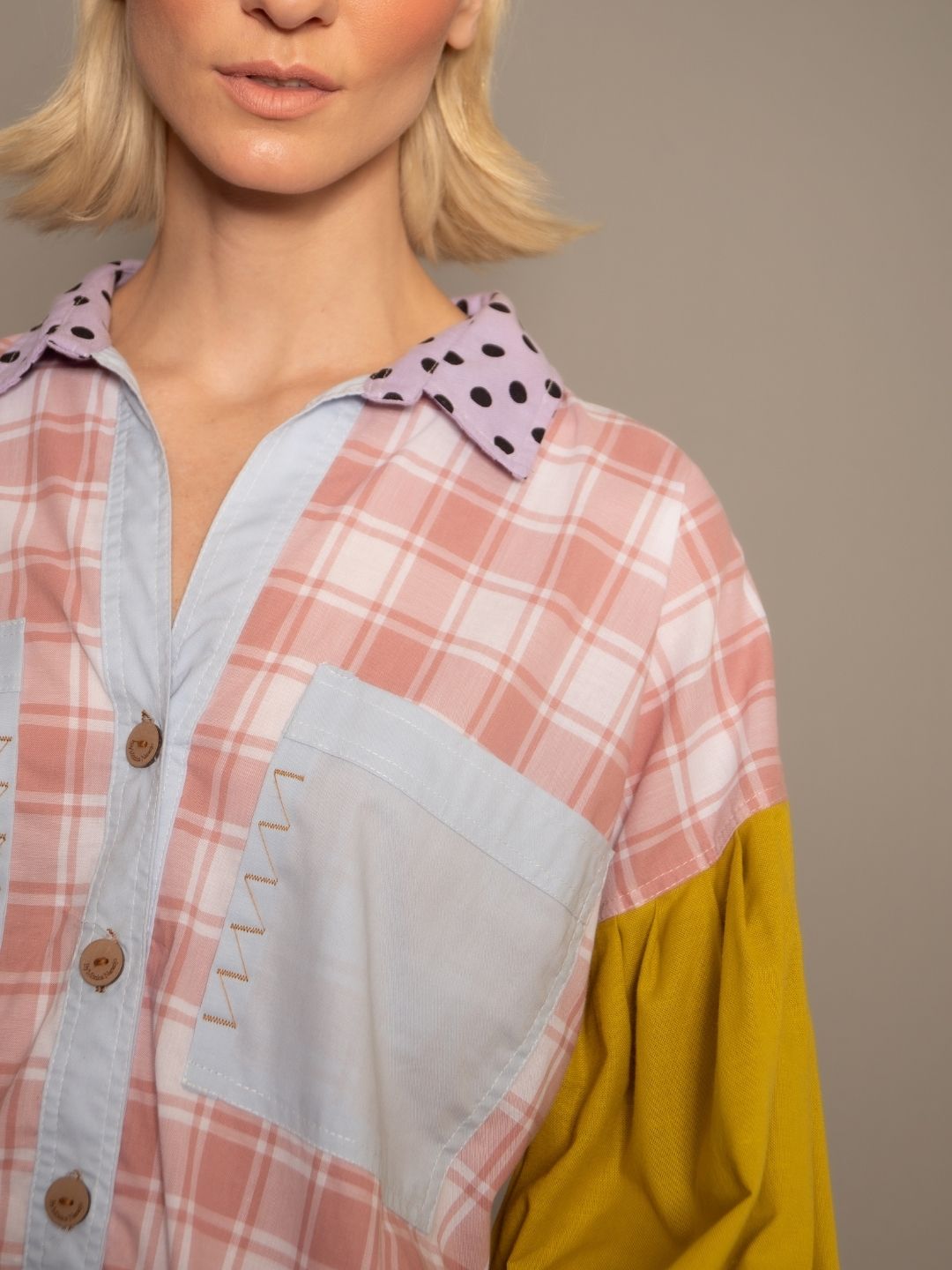 Camisera Maison Patchwork
