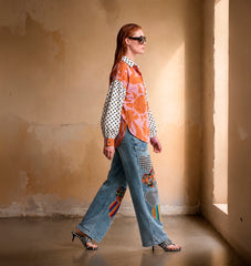 Camisa Patchwork Sol