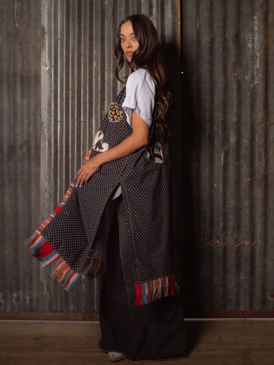 Kimono sin mangas Patchwork