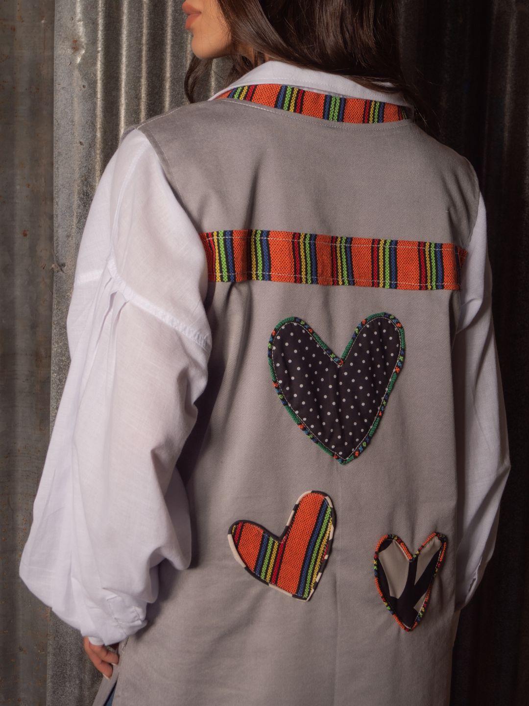 Kimono sin mangas Patchwork