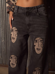 Jean Caras Bordadas