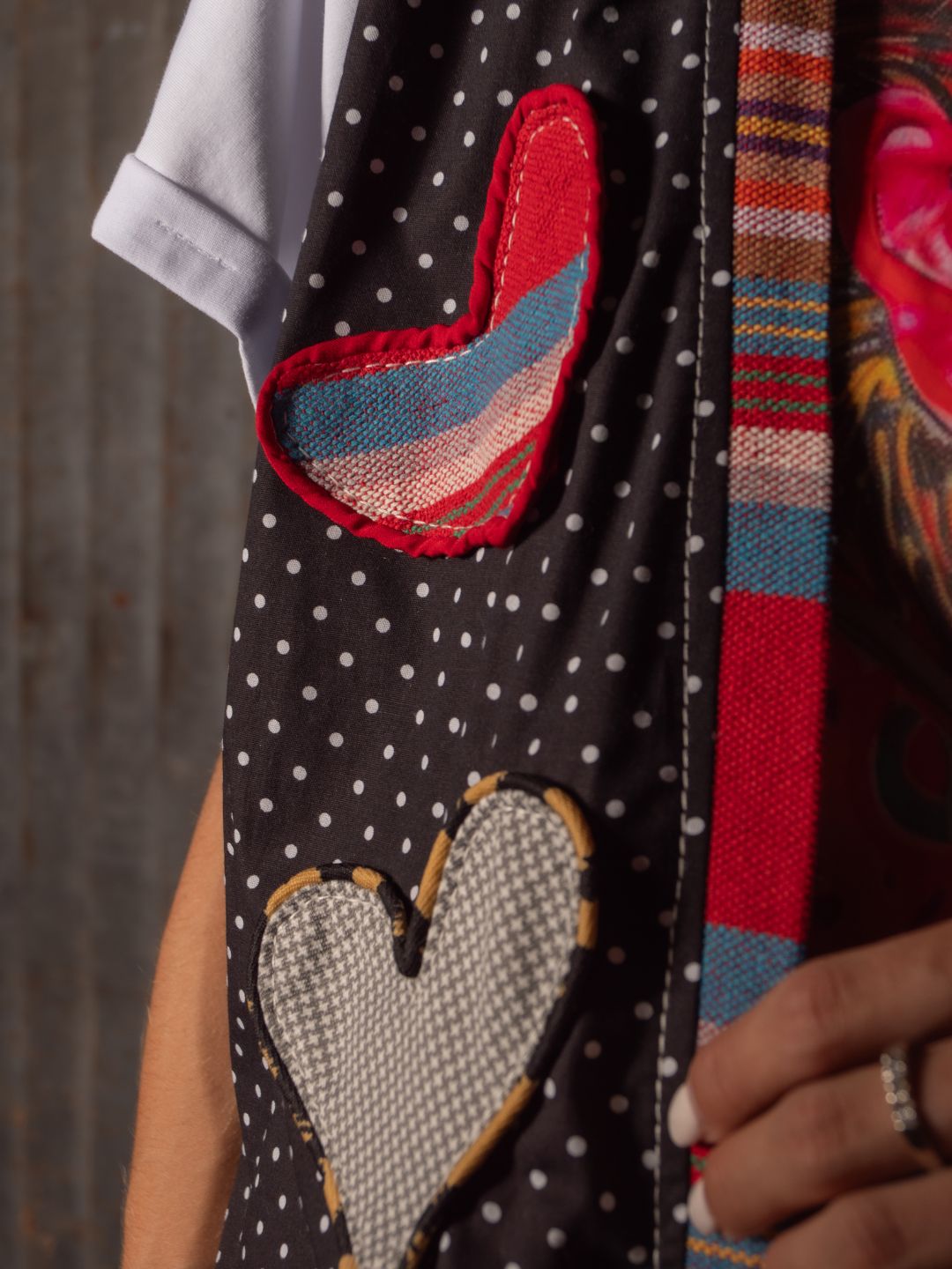 Kimono sin mangas Patchwork