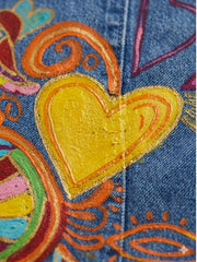 Jeans Coralma Pintado a mano