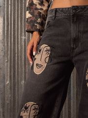 Jean Caras Bordadas