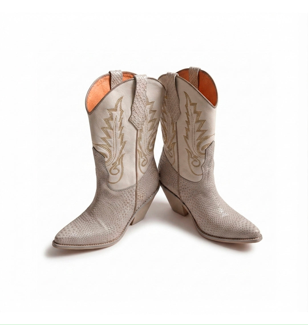 Botas texanas Beige