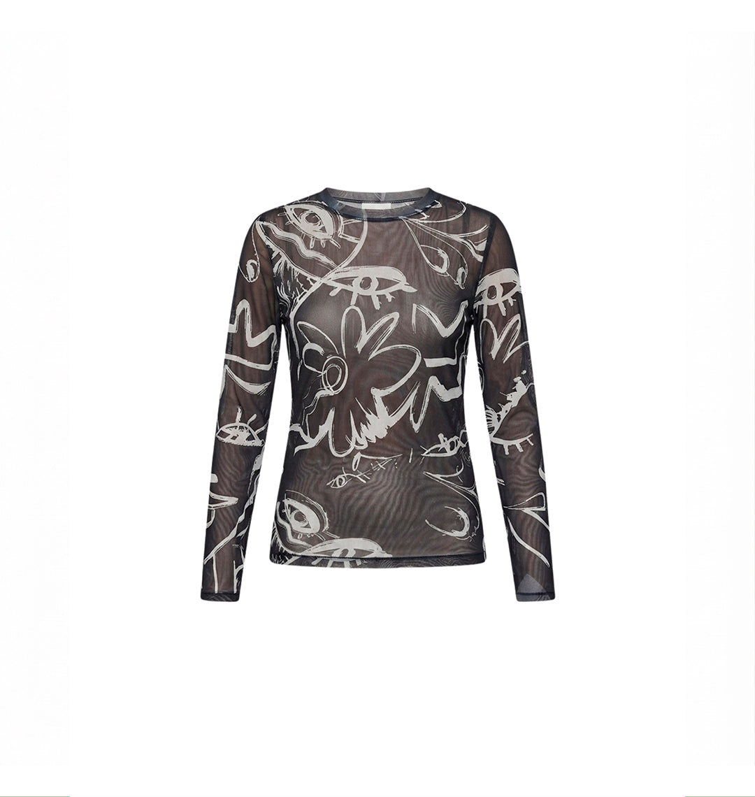 Camiseta manga larga Mesh