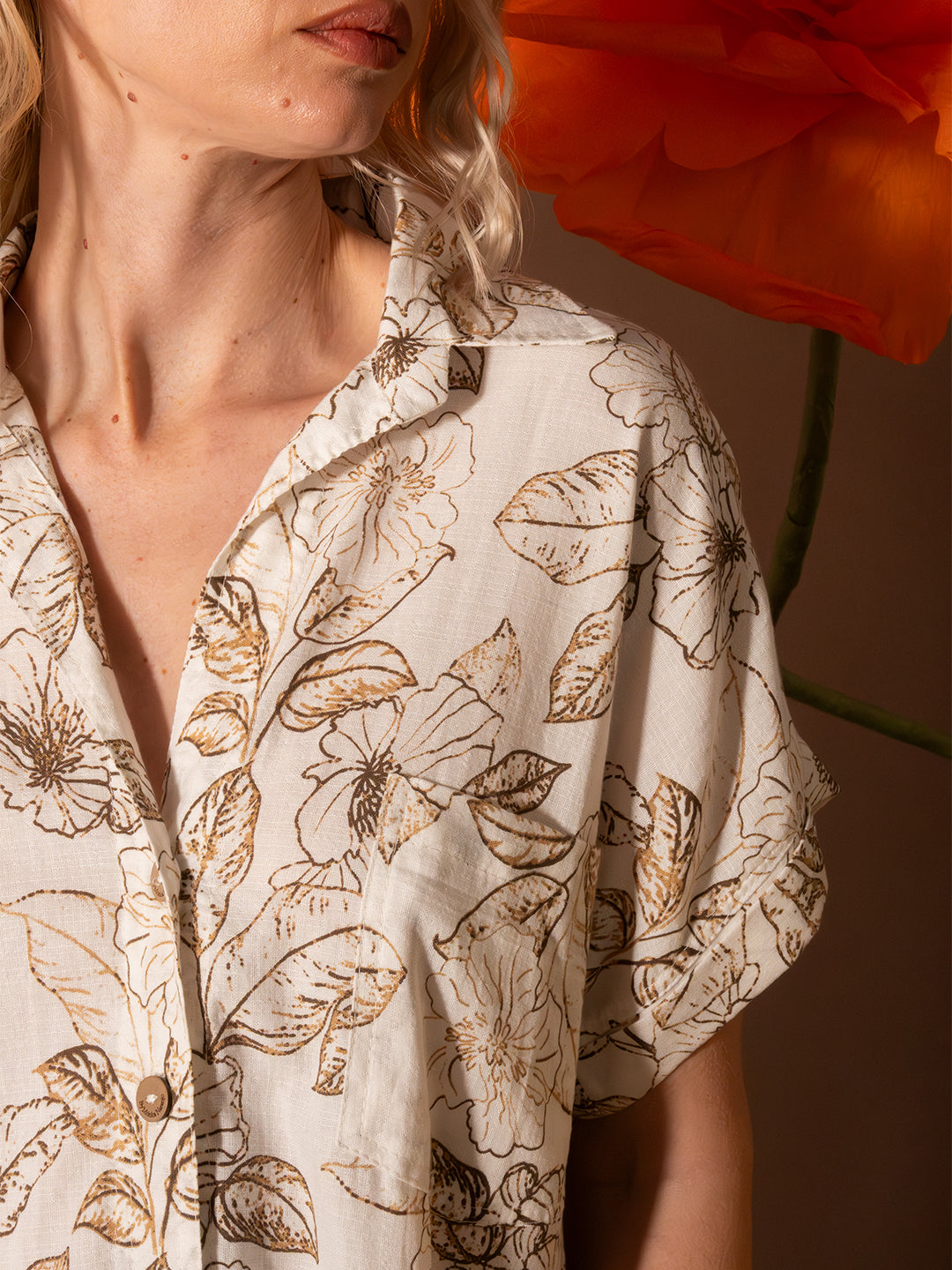 Blusa manga corta Calma