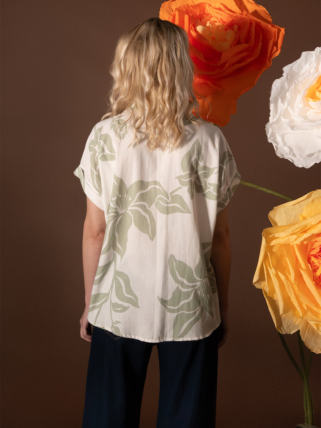 Blusa manga corta Calma