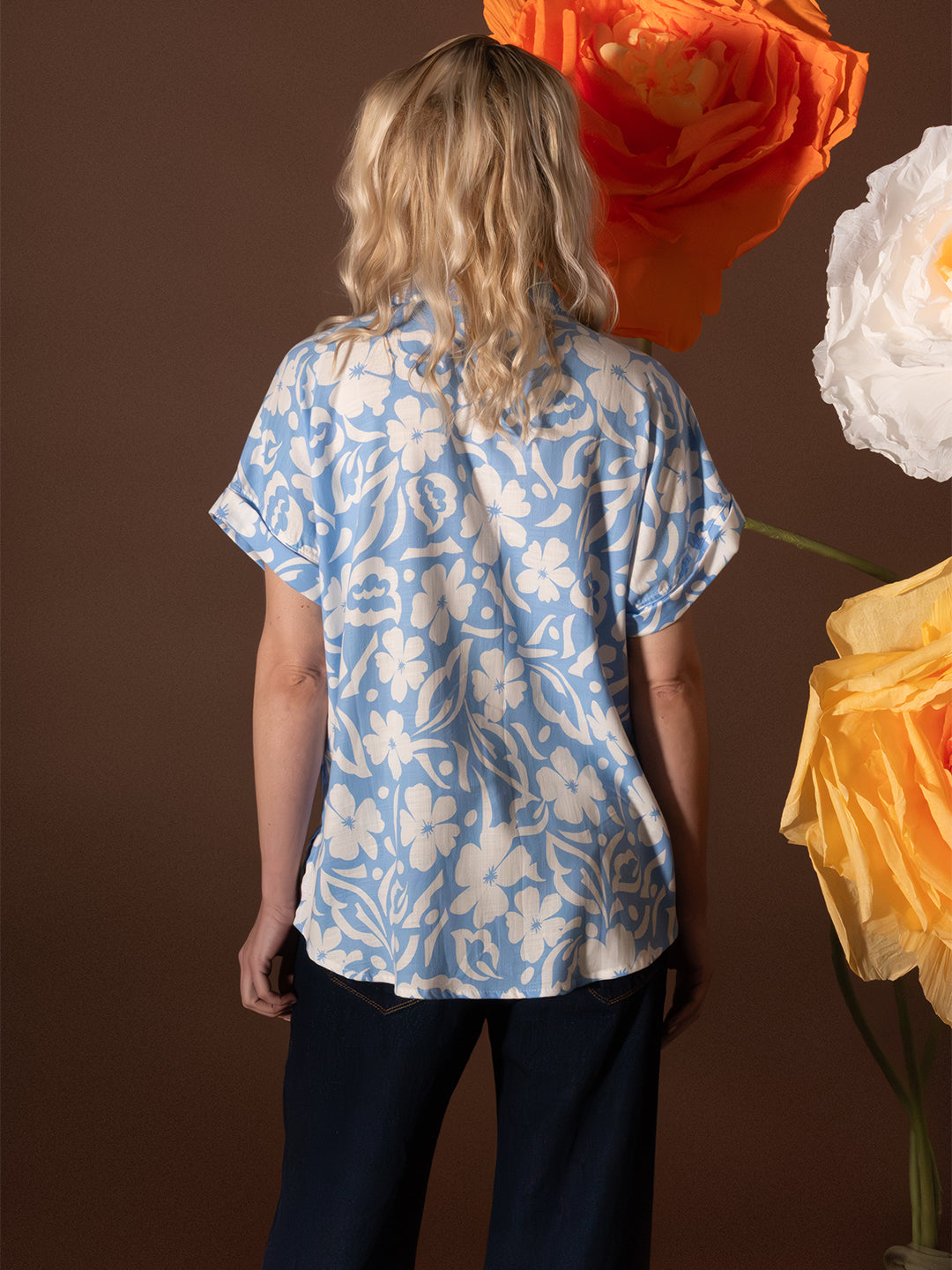 Blusa manga corta Calma