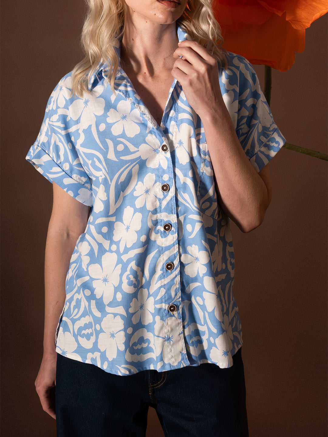 Blusa manga corta Calma