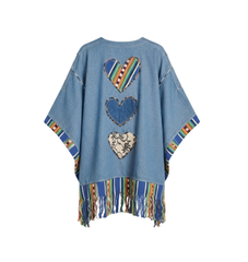 Kimono Bordado en denim