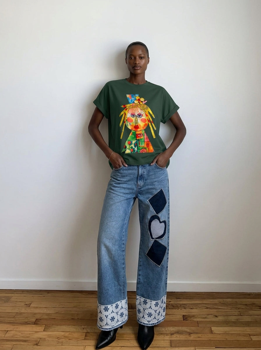 Camiseta Rita estampada