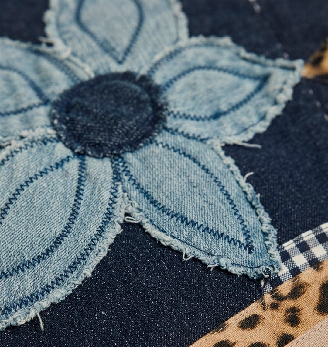Poncho en Denim