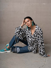 Bluson Bianca Estampado