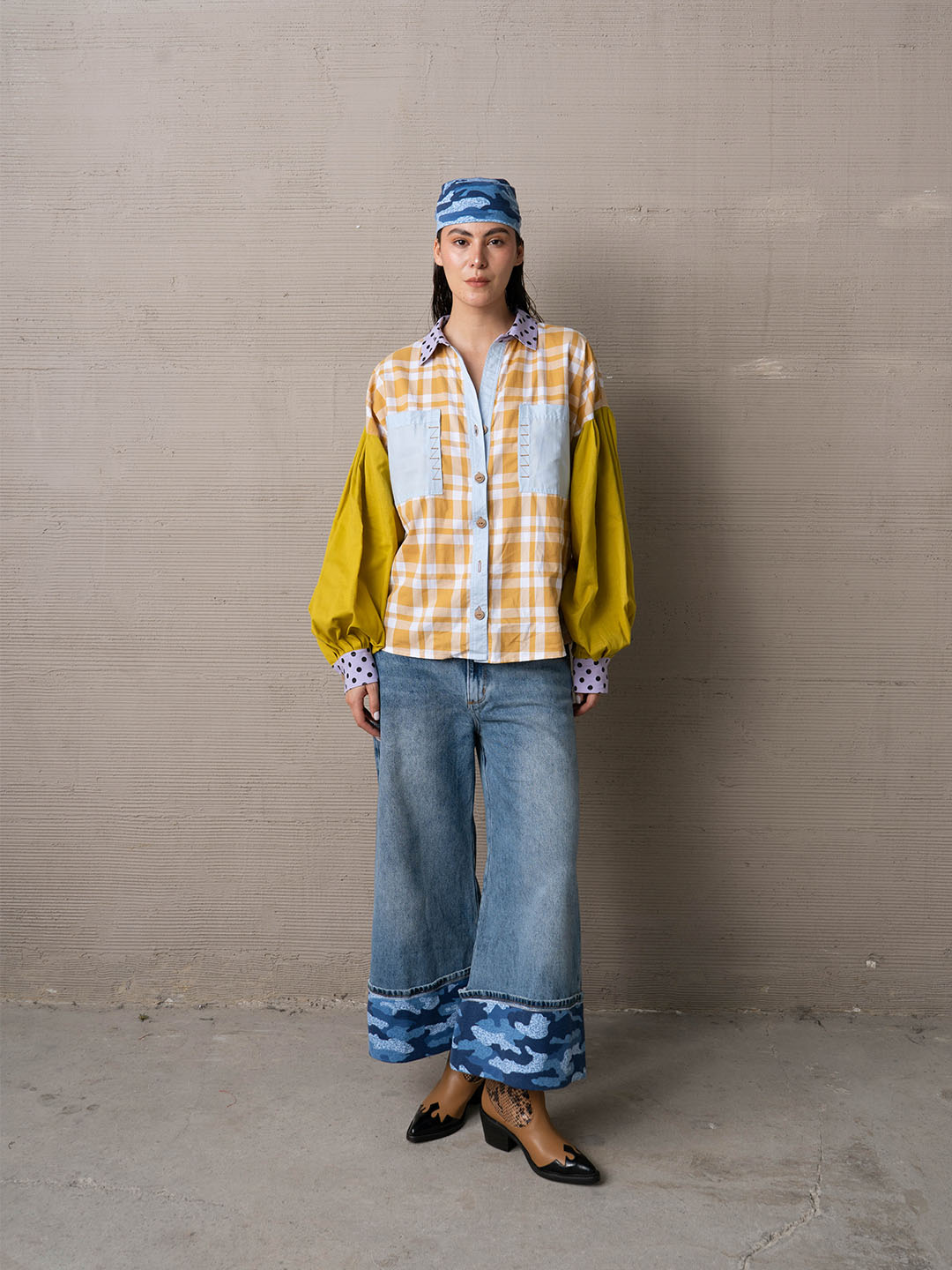 Camisera Maison Patchwork