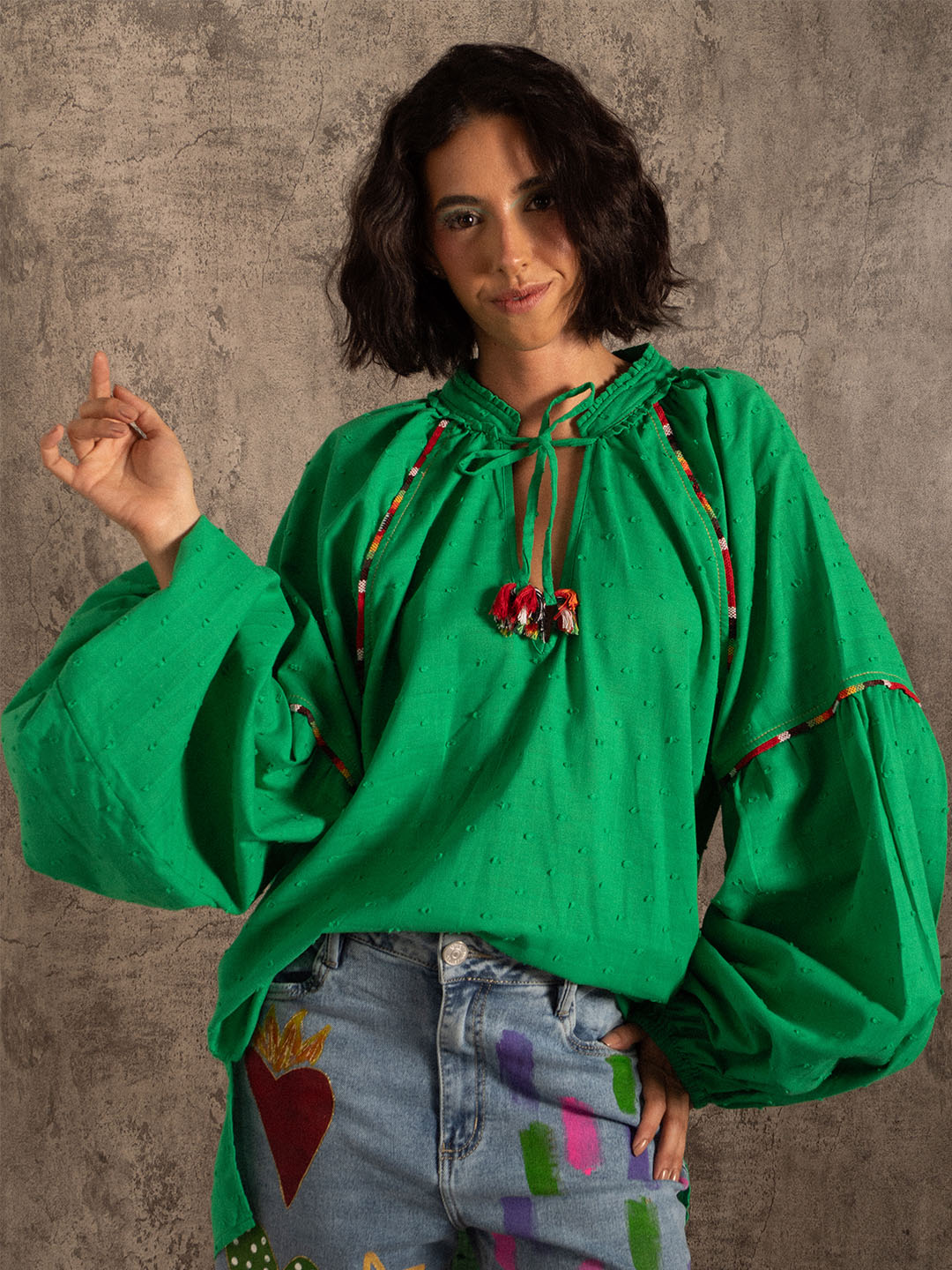 Blusa Rouche