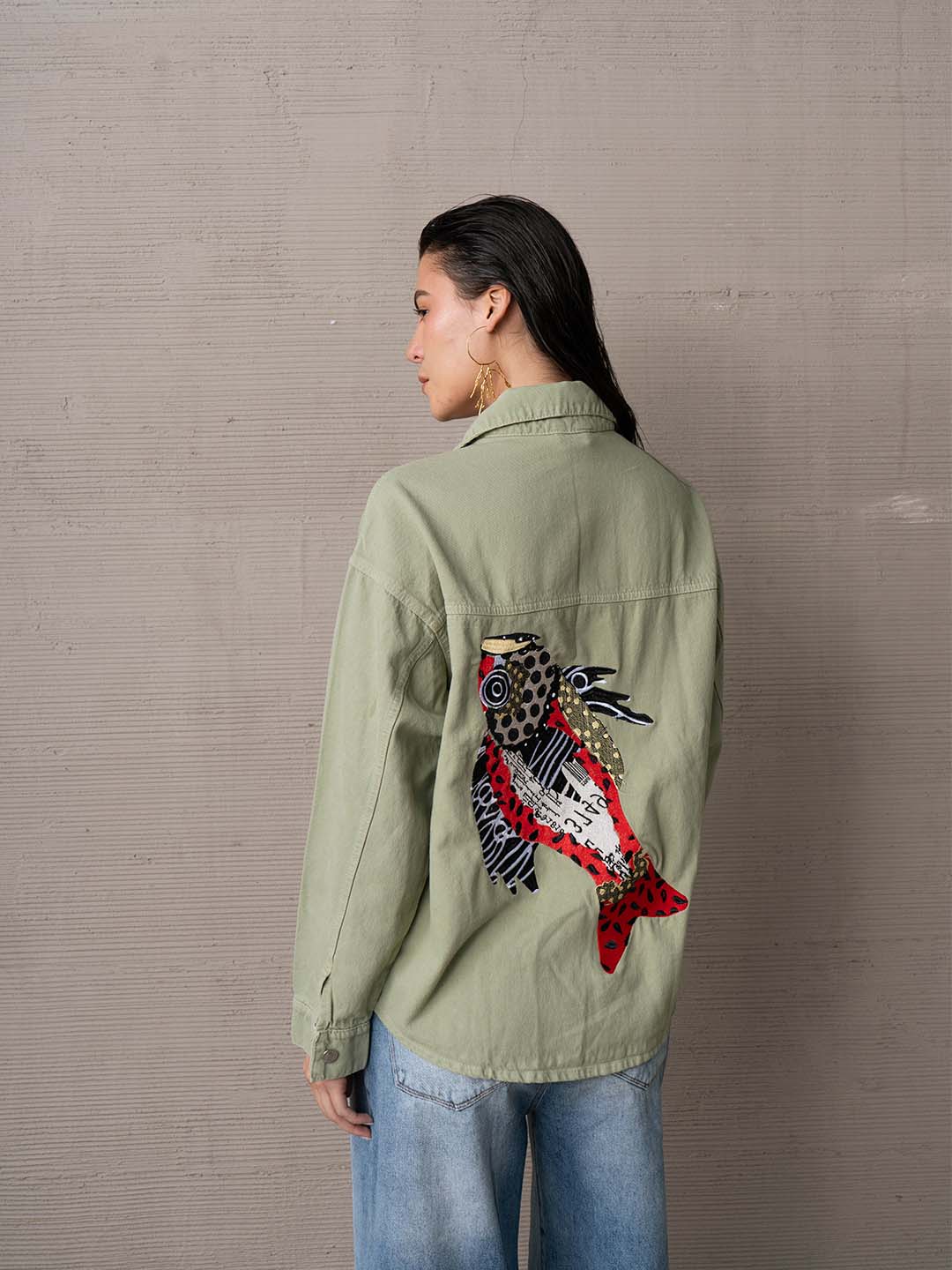 Chaqueta pez rojo