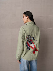 Chaqueta pez rojo