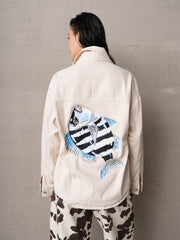 Chaqueta pez azul