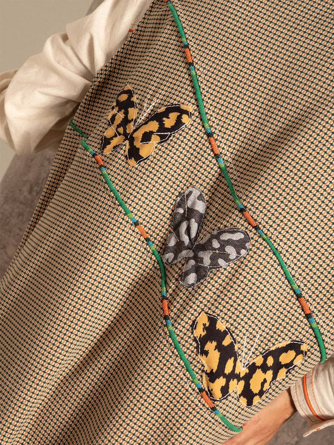 Kimono sin mangas Patchwork