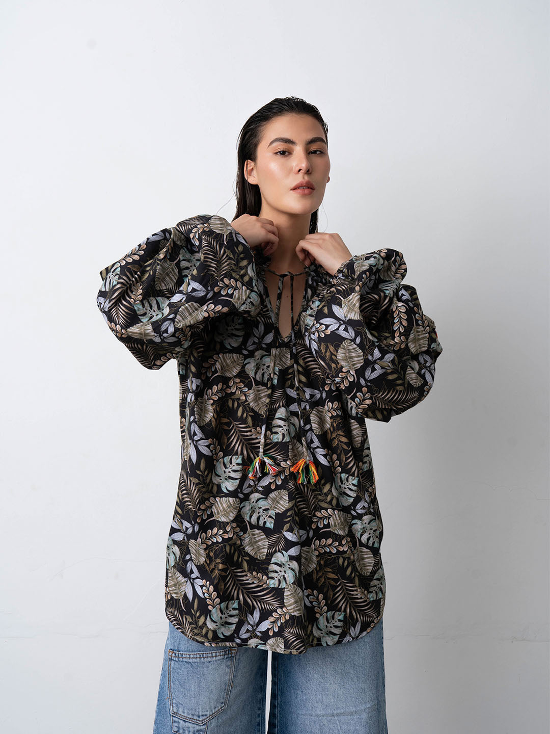 Blusa Rouche