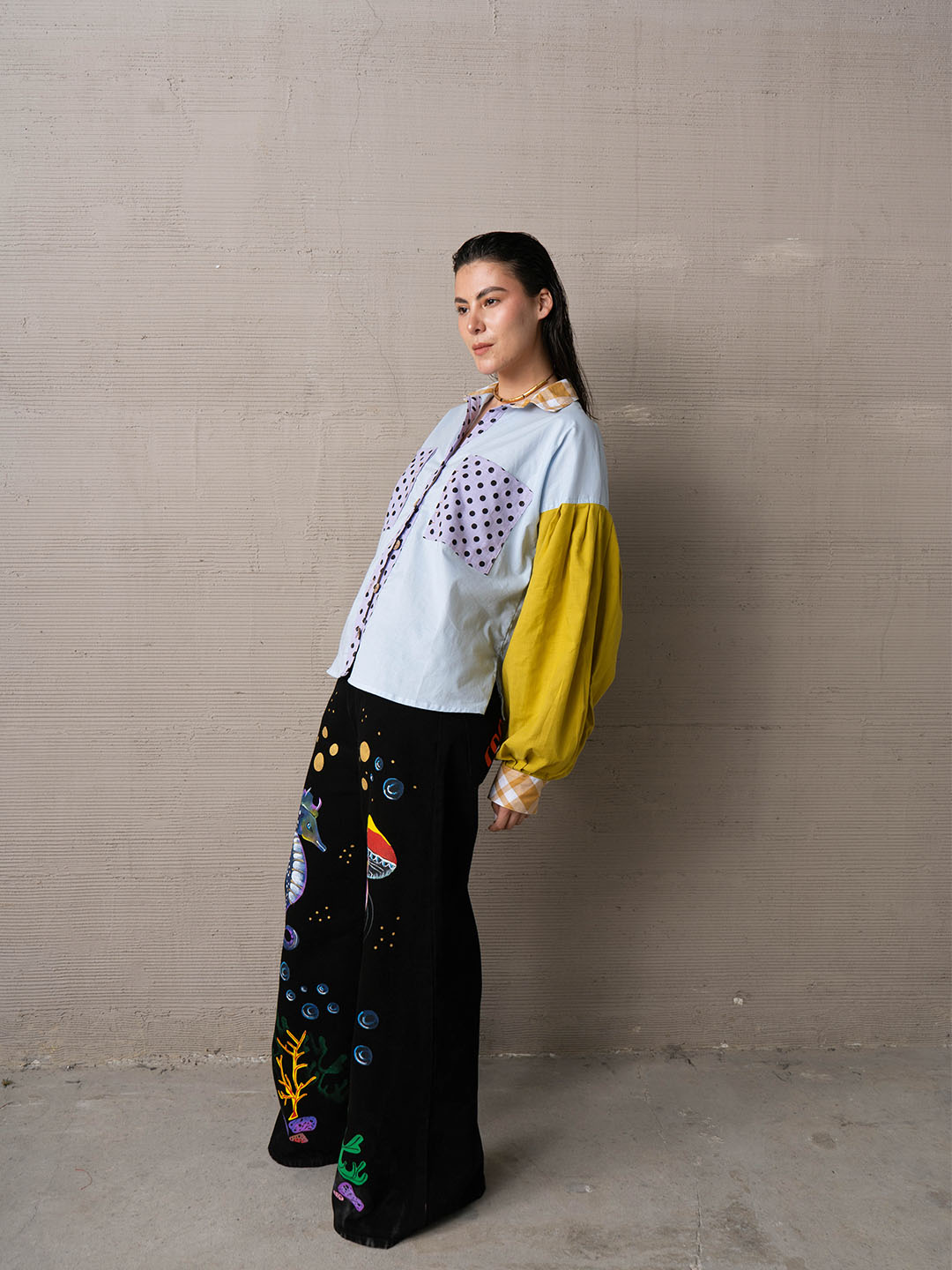 Camisera Maison Patchwork