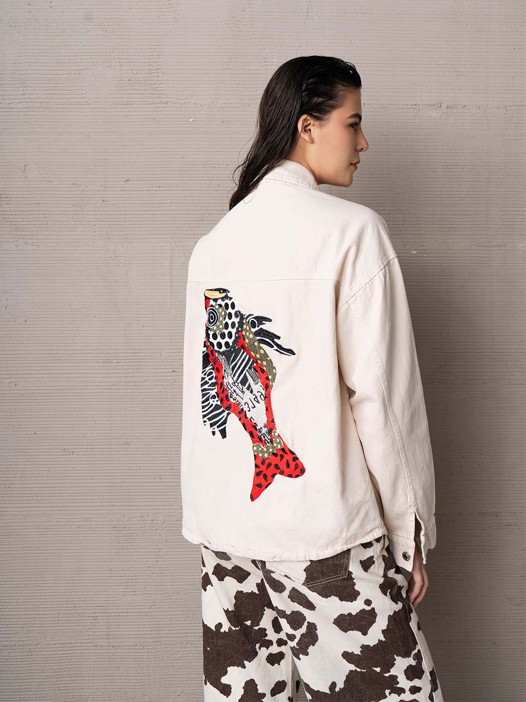 Chaqueta pez rojo