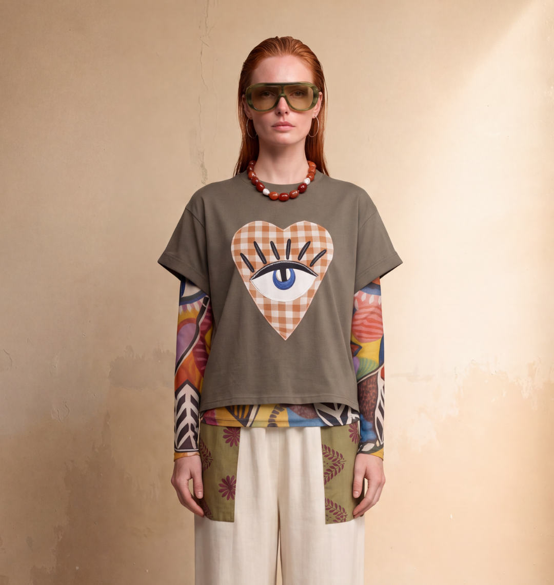 Camiseta Patchwork